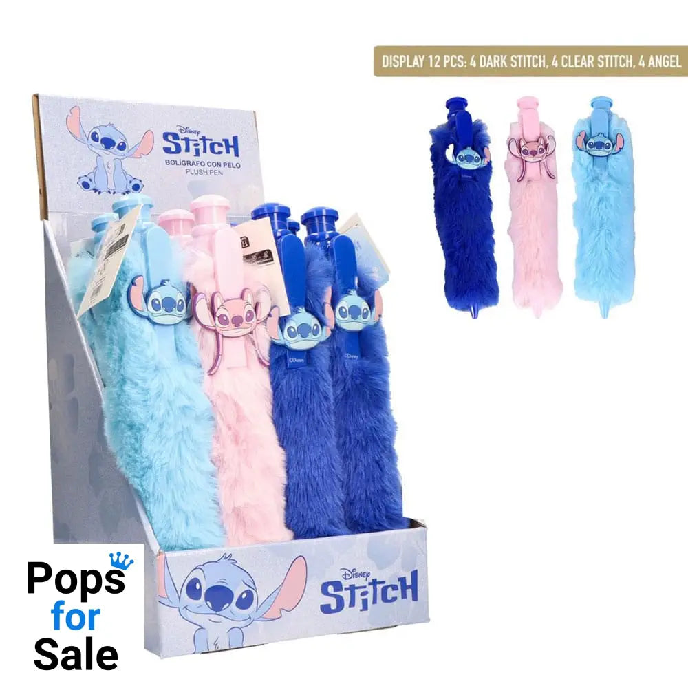 Loli & Stitch plush ball pens Display (12)