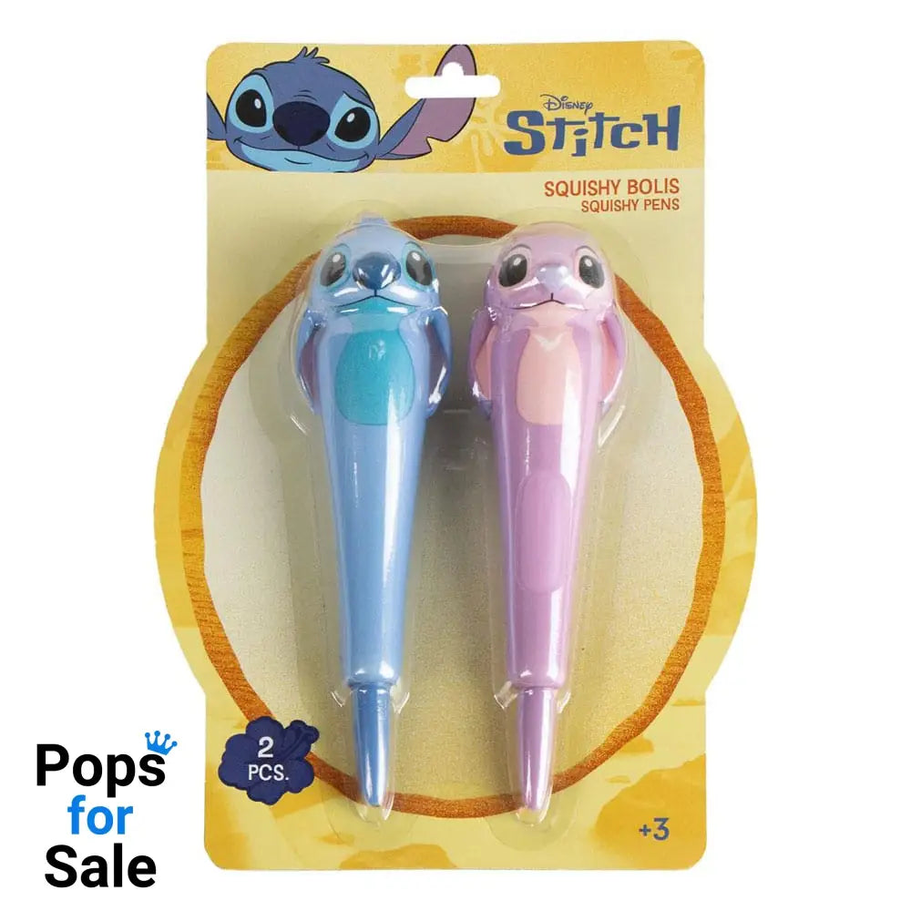 Loli & Stitch Squishy ball pen 2-Pack