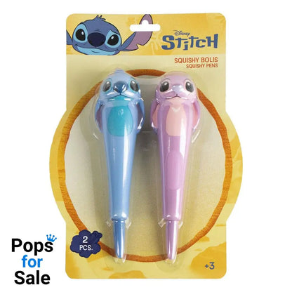 Loli & Stitch Squishy ball pen 2-Pack