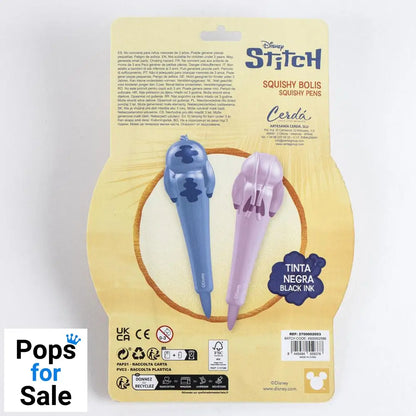 Loli & Stitch Squishy ball pen 2-Pack