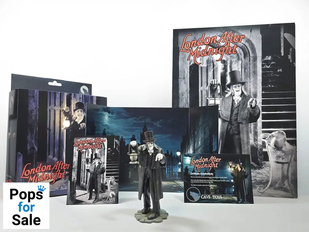 London After Midnight Statue 1/10 Lon Chaney Black & White Ver. 16 cm