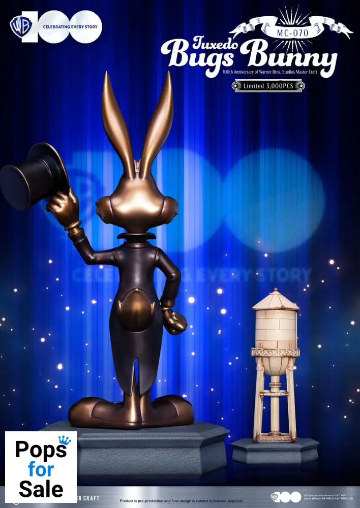Looney Tunes 100th anniversary of Warner Bros. Studios Master Craft Statue Bugs Bunny 46 cm