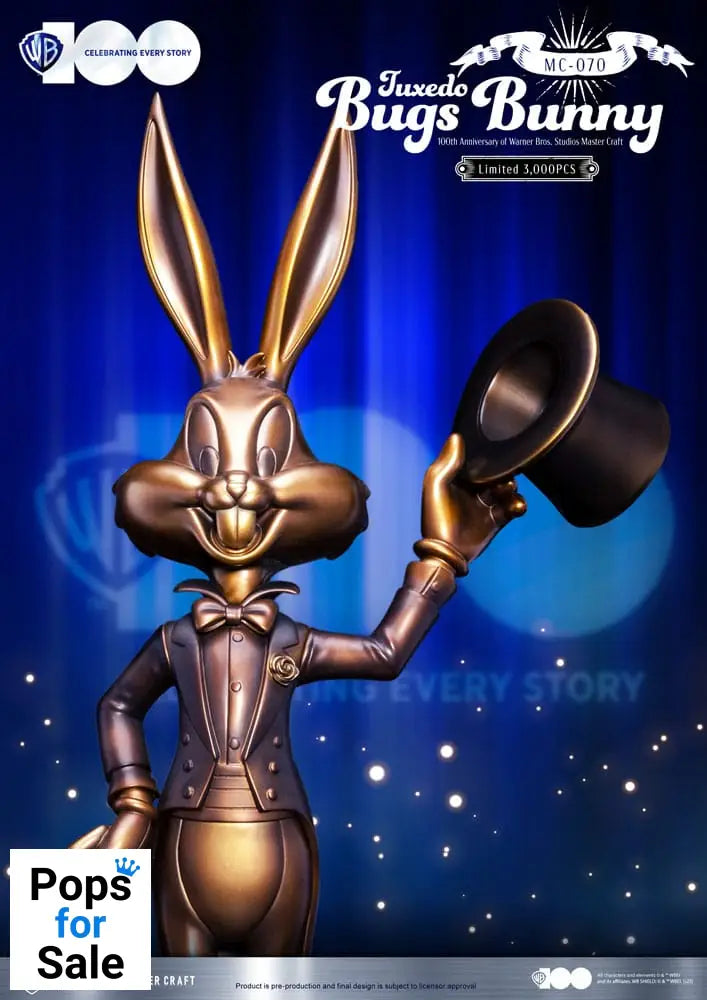 Looney Tunes 100th anniversary of Warner Bros. Studios Master Craft Statue Bugs Bunny 46 cm Statues