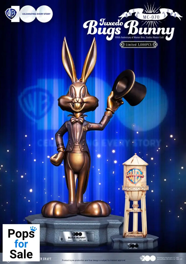 Looney Tunes 100th anniversary of Warner Bros. Studios Master Craft Statue Bugs Bunny 46 cm Statues