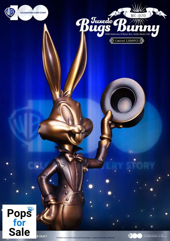 Looney Tunes 100th anniversary of Warner Bros. Studios Master Craft Statue Bugs Bunny 46 cm Statues