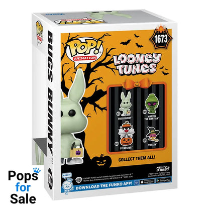Looney Tunes POP! Television Vinyl Figure Halloween Bugs Bunny(Ghost) 9 cm