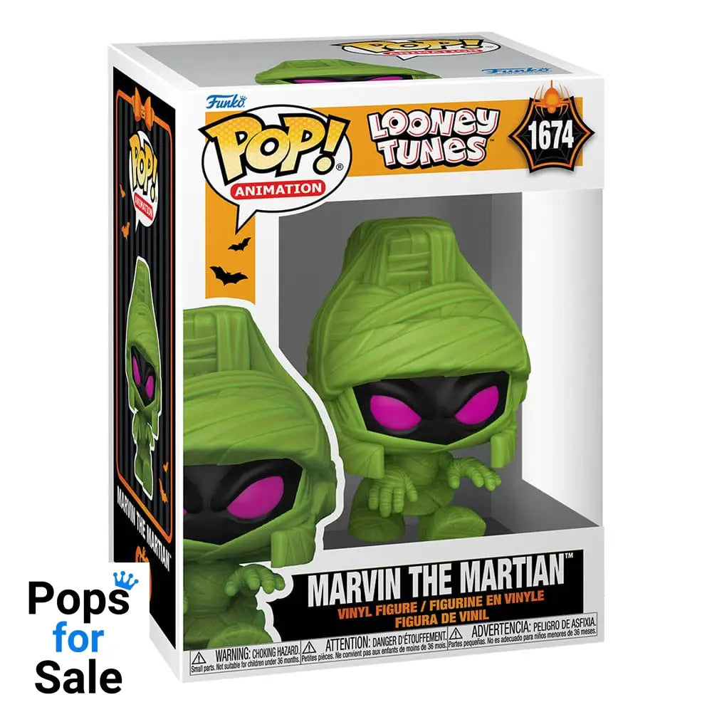 Looney Tunes POP! Television Vinyl Figure Halloween Marvin(Mummy) 9 cm
