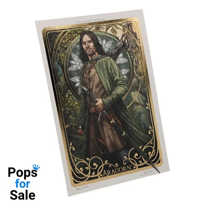 Lord of the Rings Art Print Aragorn Art Card 14 x 21 cm Limited Edition
