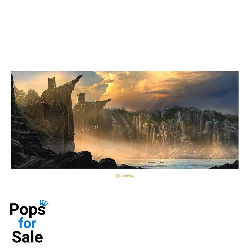 Lord of the Rings Art Print The Argonath - Pillars of the Kings 59 x 30 cm Posters & Wallscrolls
