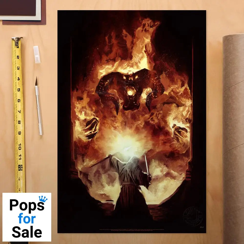 Lord of the Rings Art Print The Flame of Anor 46 x 61 cm - unframed