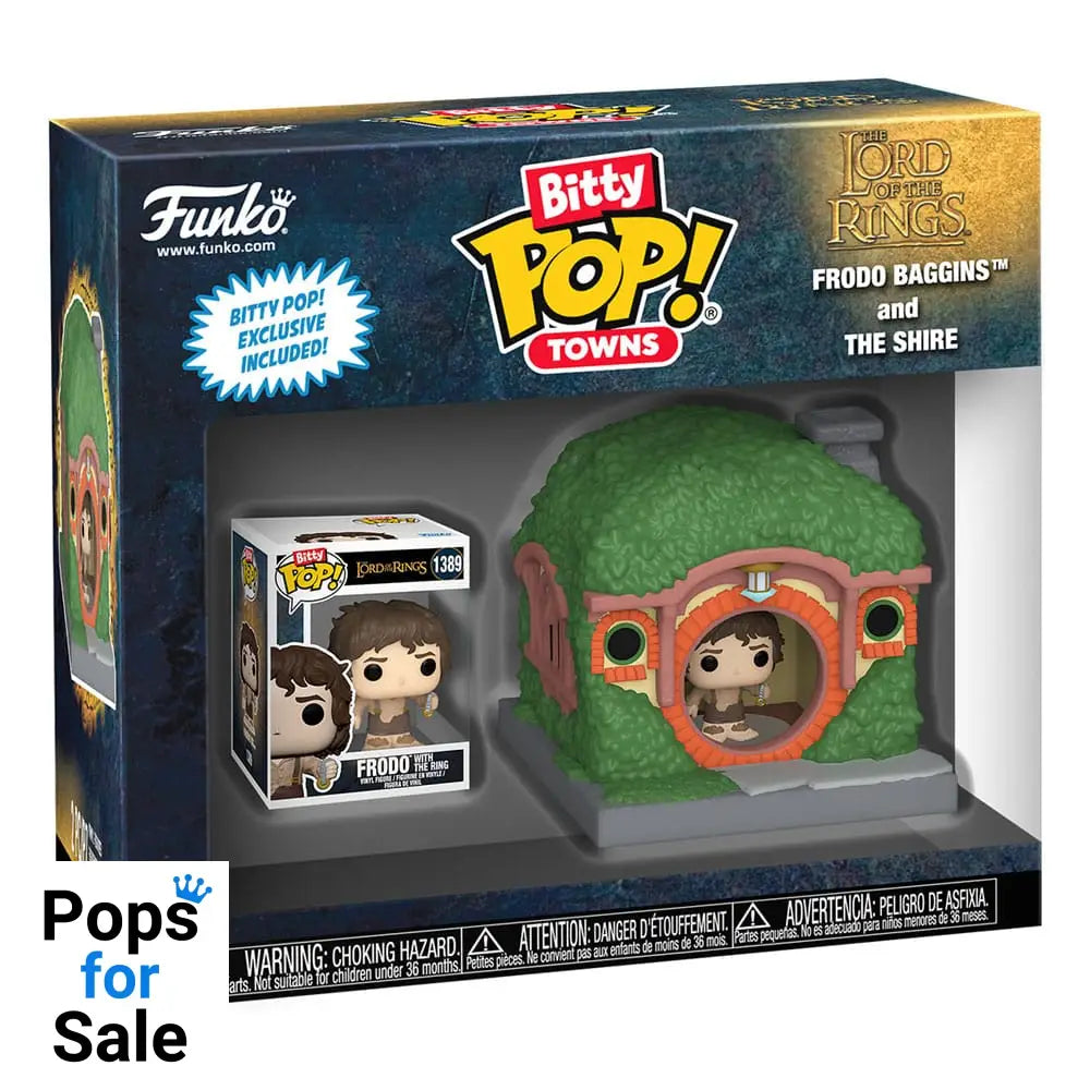 Lord of the Rings Bitty POP! Town Vinyl Figure Frodo at Shire