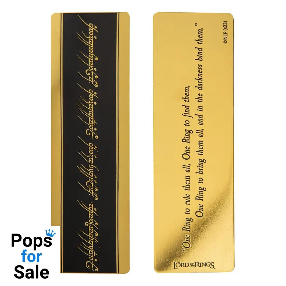 Lord of the Rings Bookmark One Ring 14 x 4 cm