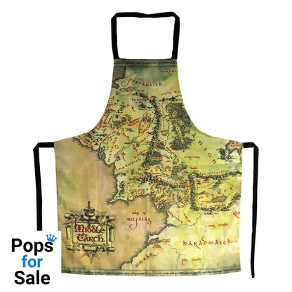 Lord of the Rings cooking apron The Middle Earth Map