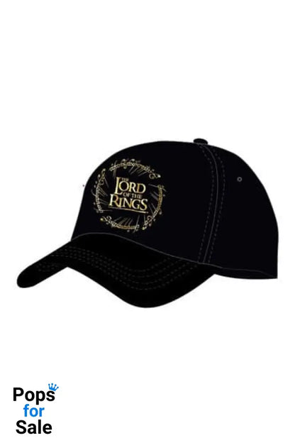 Lord of the Rings Curved Bill Cap Gold Logo