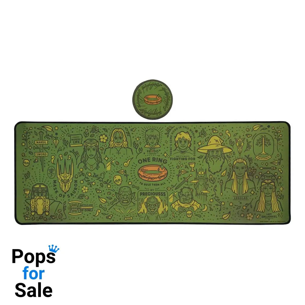 Lord of the Rings Desk Pad & Coaster Set Stationery