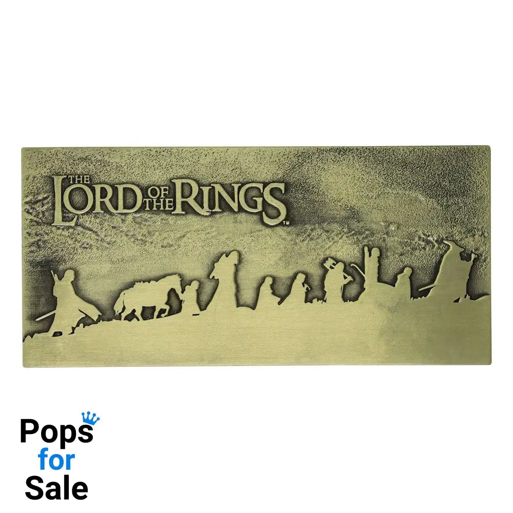 Lord of the Rings The Fellowship Plaque Limited Edition