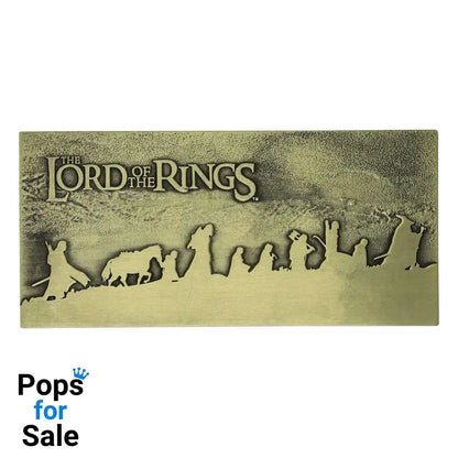 Lord of the Rings The Fellowship Plaque Limited Edition