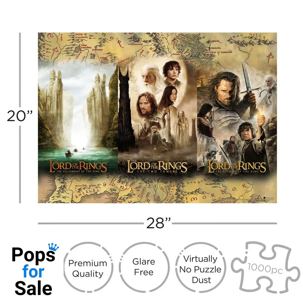 Lord of the Rings Jigsaw Puzzle Triptych (1000 pieces)