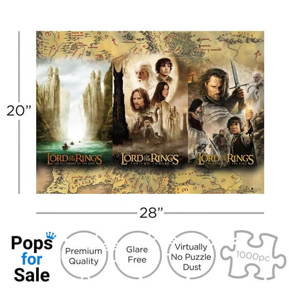 Lord of the Rings Jigsaw Puzzle Triptych (1000 pieces)