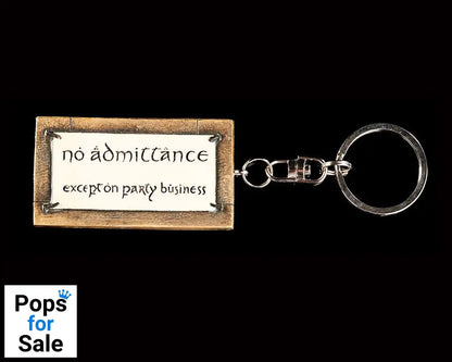 Lord of the Rings Key Ring No Admittance 6 cm Keyrings
