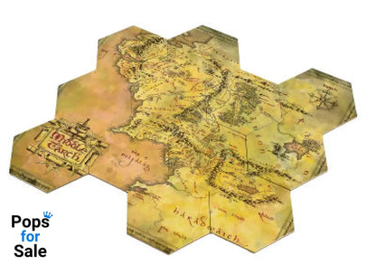 Lord of the Rings: Middle Earth Hex Map Coasters