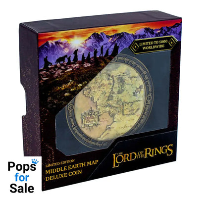 Lord of the Rings: Middle Earth Map Deluxe Coin