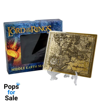 Lord of the Rings Middle Earth Metal Map