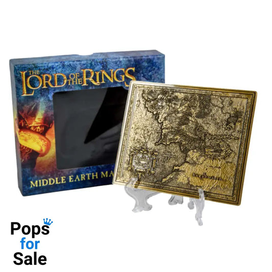 Lord of the Rings Middle Earth Metal Map