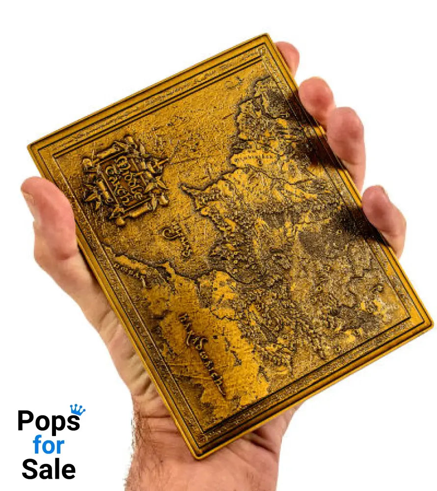 Lord of the Rings Middle Earth Metal Map