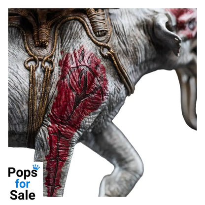 Lord of the Rings Mini Statue Mumak in Battle 17 cm Statues