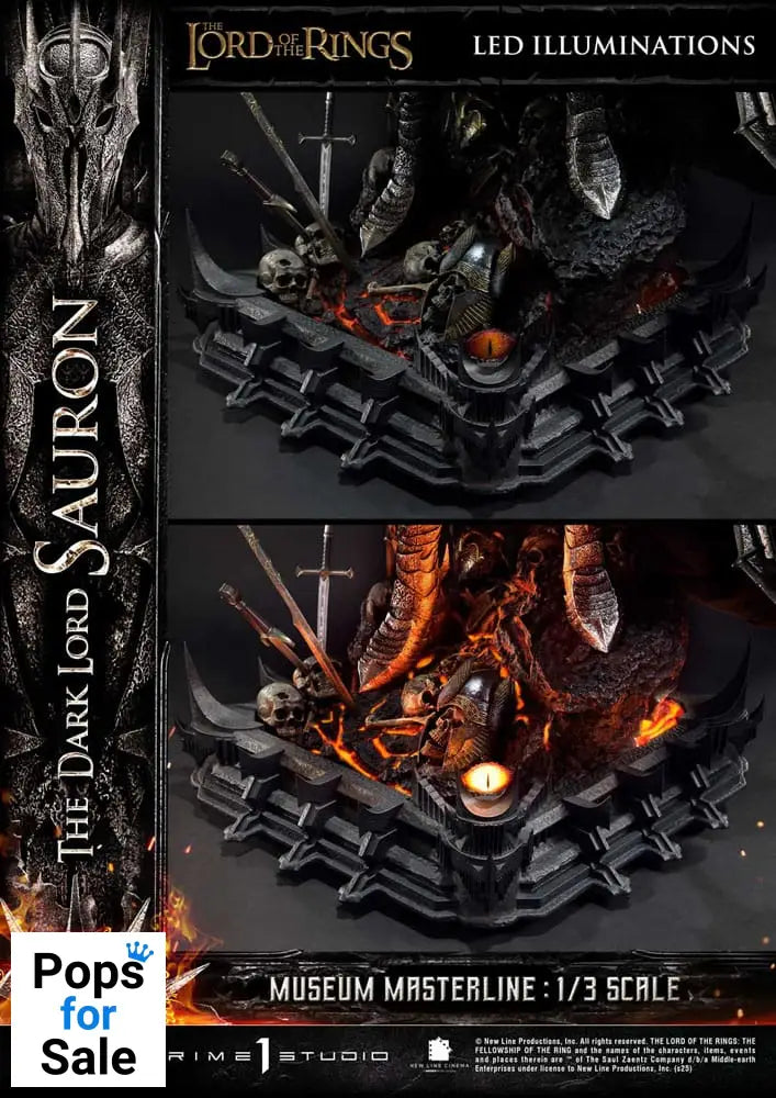 Lord of the Rings Museum Masterline Series Statue 1/3 The Dark Lord Sauron 117 cm Statues