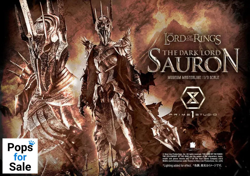 Lord of the Rings Museum Masterline Series Statue 1/3 The Dark Lord Sauron 117 cm