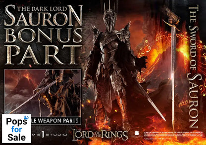Lord of the Rings Museum Masterline Series Statue 1/3 The Dark Lord Sauron Bonus Version 117 cm