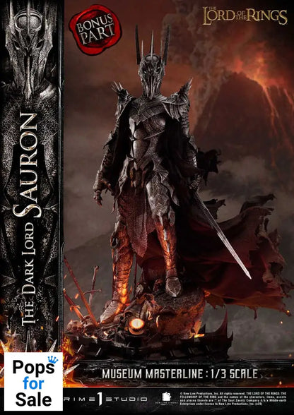 Lord of the Rings Museum Masterline Series Statue 1/3 The Dark Lord Sauron Bonus Version 117 cm Statues