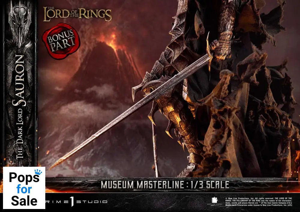 Lord of the Rings Museum Masterline Series Statue 1/3 The Dark Lord Sauron Bonus Version 117 cm Statues