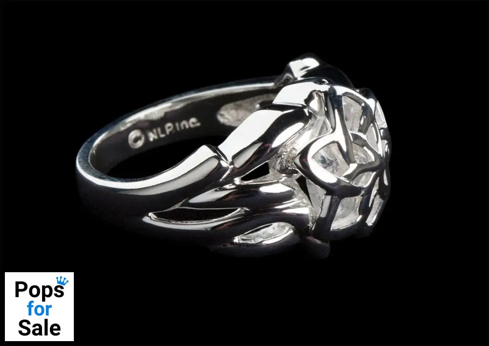 Lord of the Rings Nenya - The Ring of Galadriel (Sterling Silver) Size 6.75