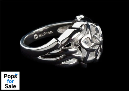 Lord of the Rings Nenya - The Ring of Galadriel (Sterling Silver) Size 9.75
