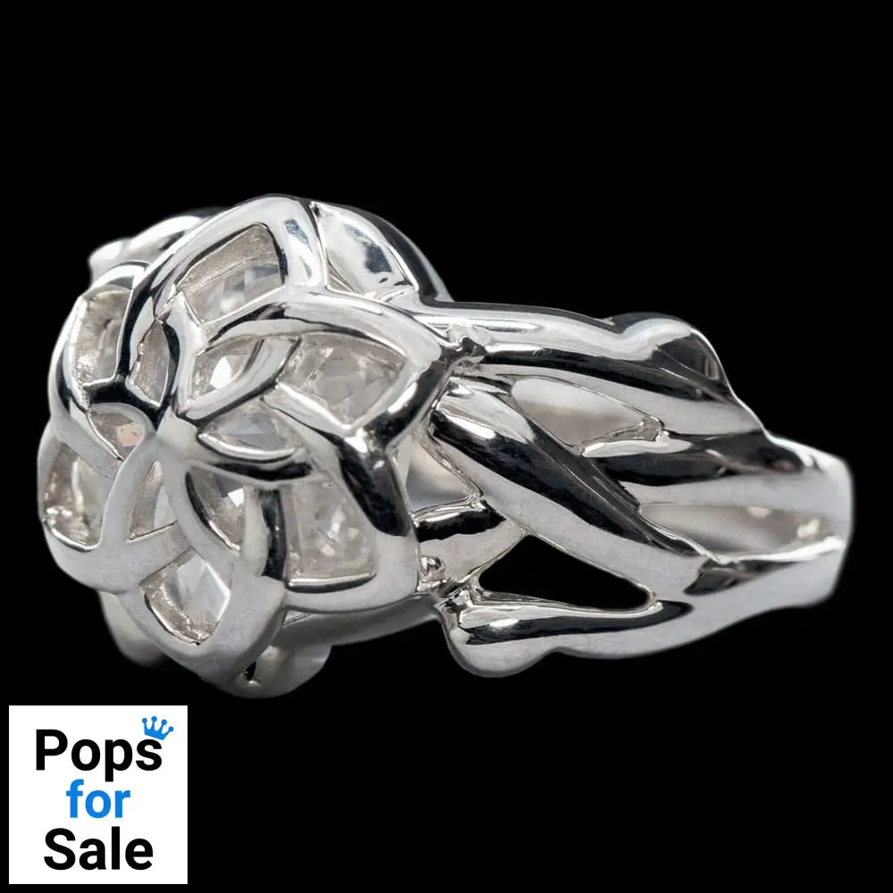 Lord of the Rings Nenya - The Ring of Galadriel (Sterling Silver) Size 9.75
