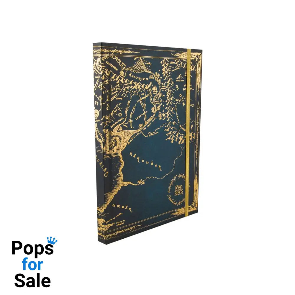 Lord of the Rings Notebook Map of Middle Earth Stationery