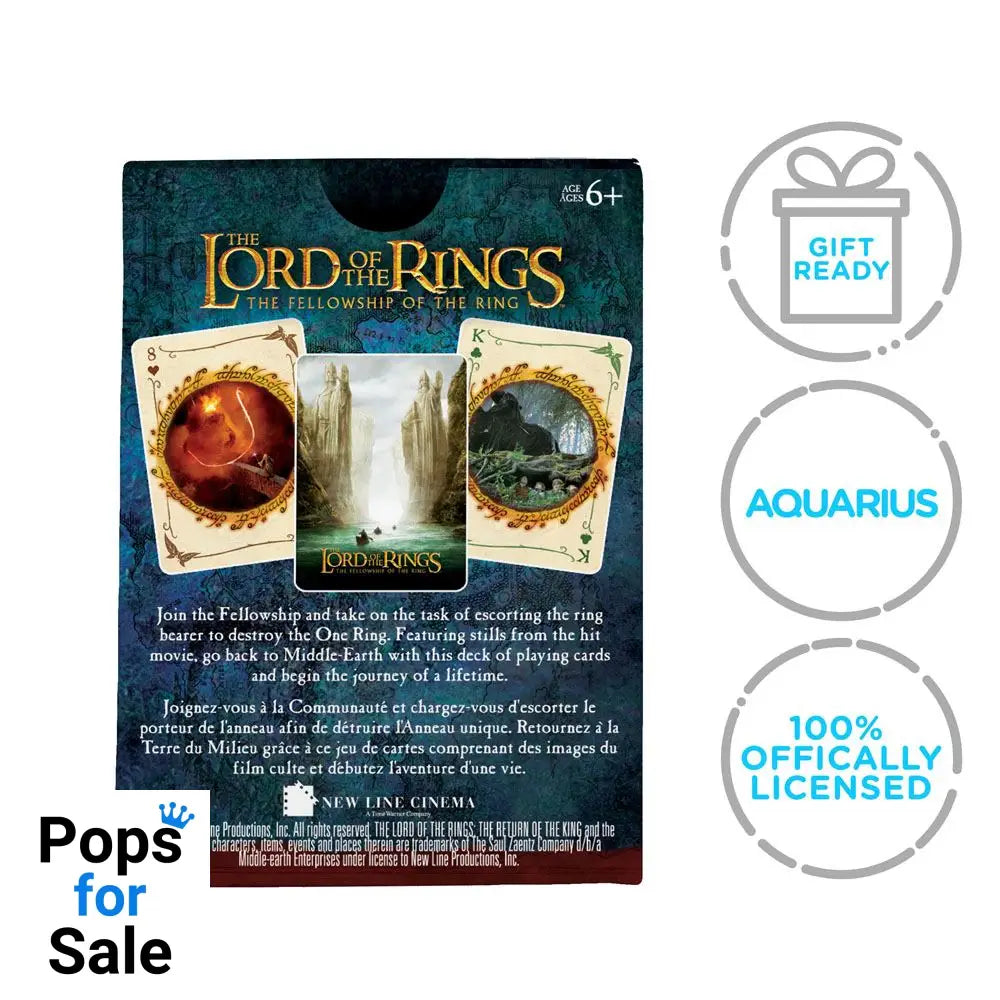 Lord of the Rings Playing Cards The Fellowship of the Ring