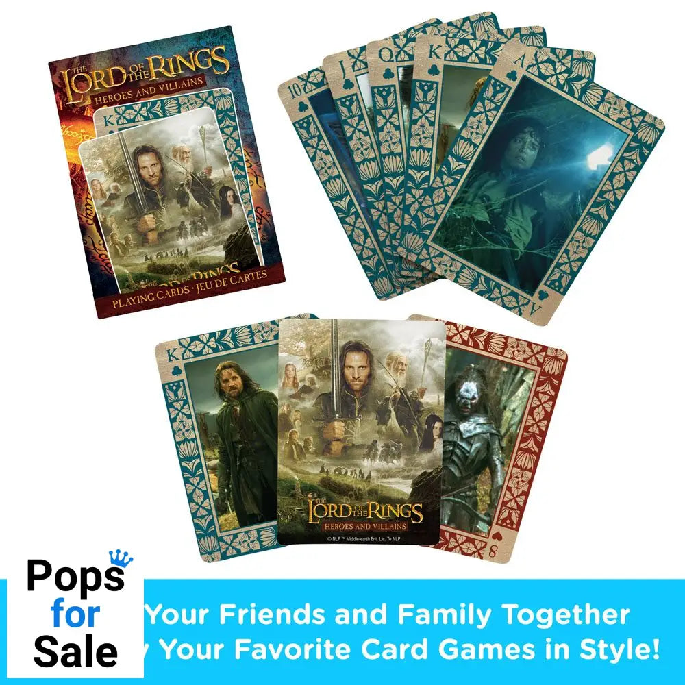 Lord of the Rings Playing Cards Heroes and Villains