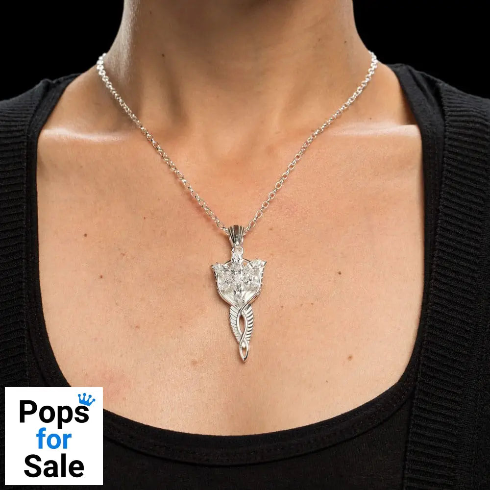 Lord of the Rings Replica 1/1 Pendant & Chain Evenstar (Sterling Silver)