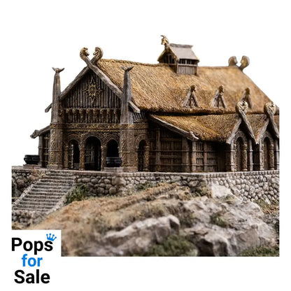 Lord of the Rings Statue The Golden Hall of Edoras 9 cm