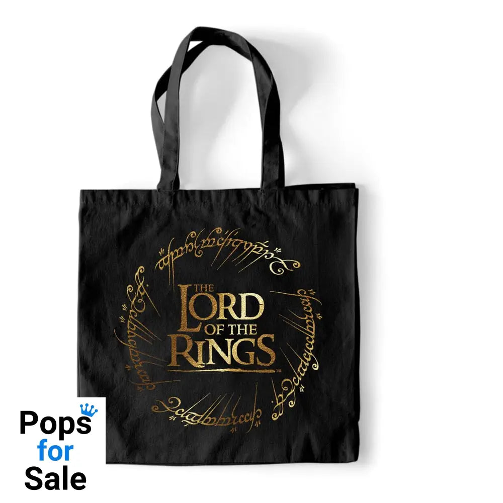 Lord of The Rings Tote Bag Gold Foil Bags