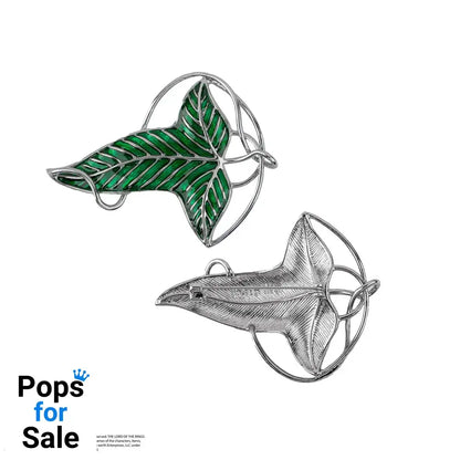 Lord of the Rings tree ornament with Brooch Lorien Leaf