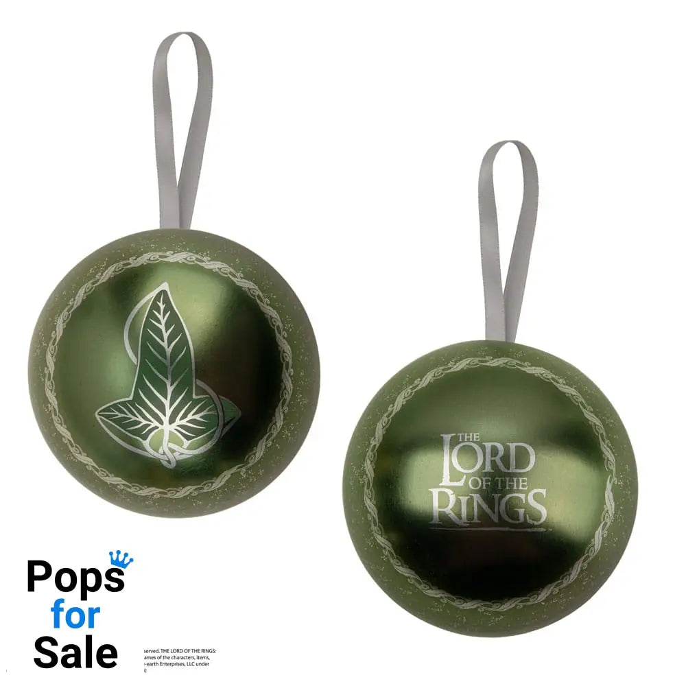 Lord of the Rings tree ornament with Brooch Lorien Leaf