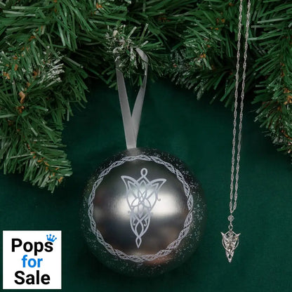 Lord of the Rings tree ornament with Necklace Evenstar