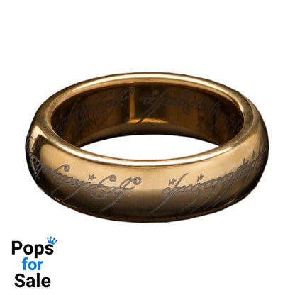 Lord of the Rings Tungsten Ring The One Ring (gold plated) Size 7 Rings