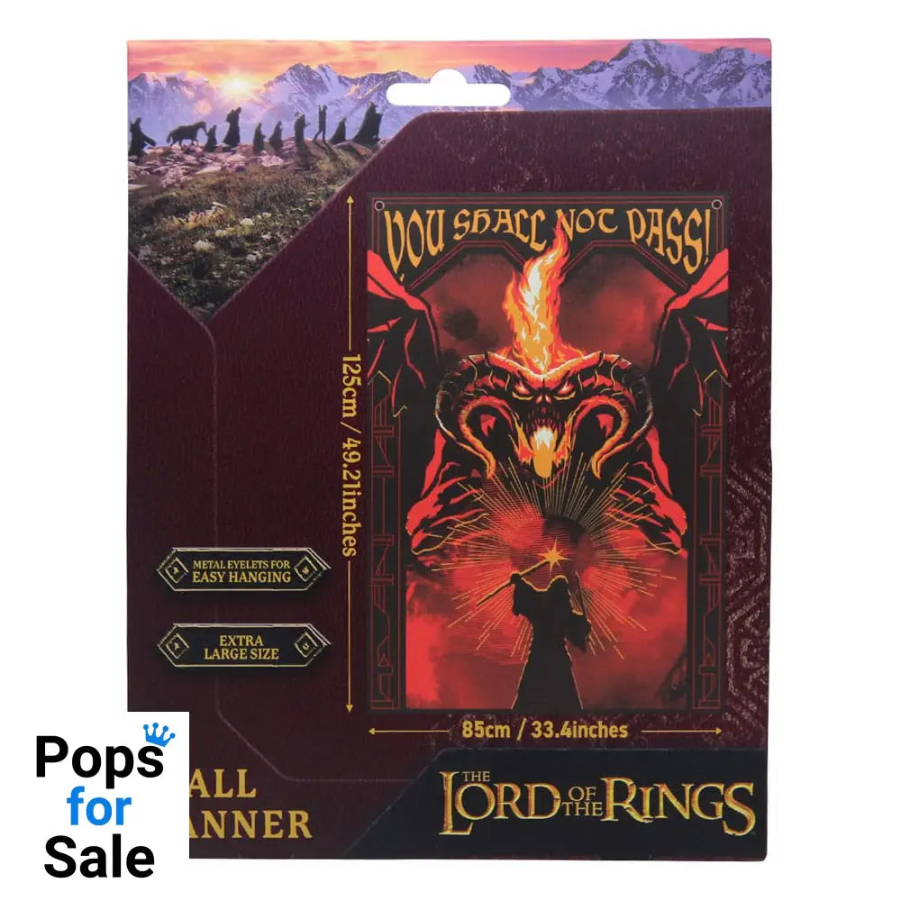 Lord of the Rings Wall Banner You shall not pass! 125 x 85 cm