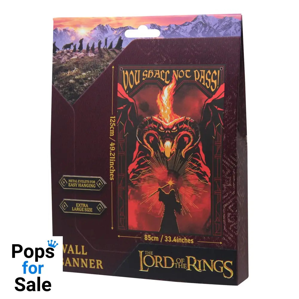 Lord of the Rings Wall Banner You shall not pass! 125 x 85 cm